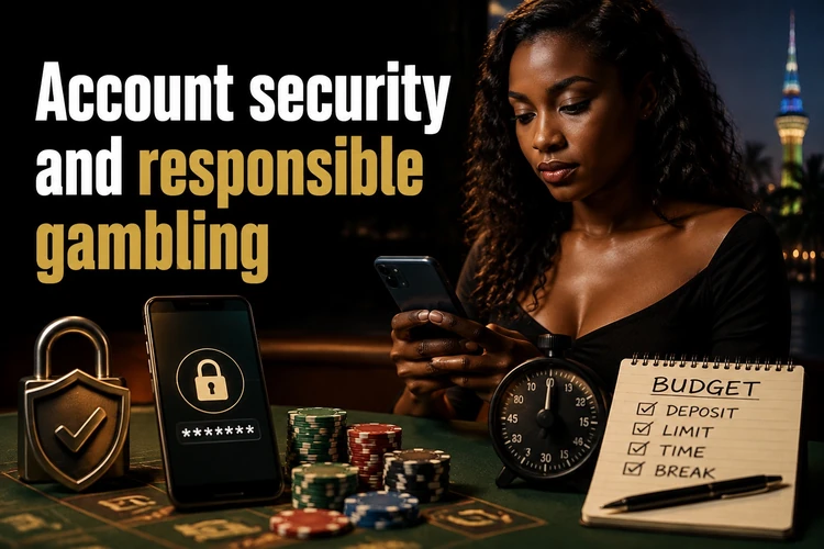 Account security and responsible gambling